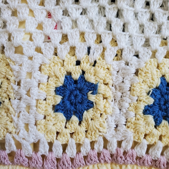 Zara Baby Yellow Crochet Dress, 12-18mths - Picture 3 of 4